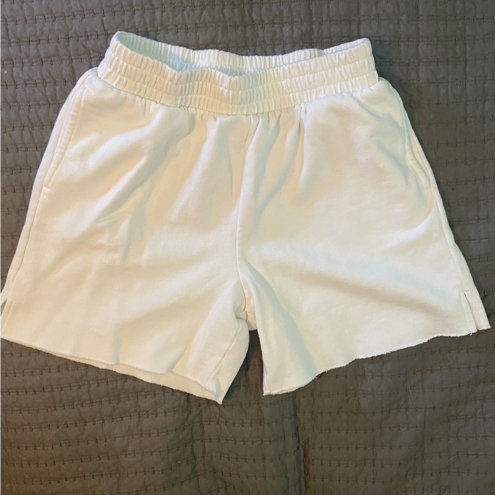 White Lounge Shorts